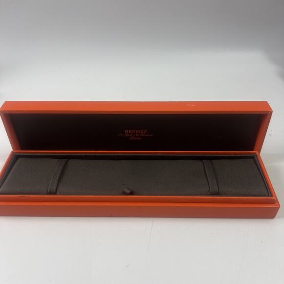 Hermes Chaine d'Ancre Bracelet Empty Box Case Jewelry 9.25in X 2.25 X 1.25 - Picture 4 of 5